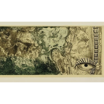 BRIAN ROBINSON | 'Ilan mask I' | Etching / Two Colours