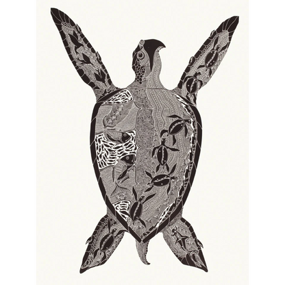 LAURIE NONA | 'Malungu Apaz Sager Gimiya' | Linocut print