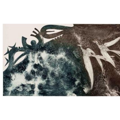 BRIAN ROBINSON | 'They spread their wings and began to soar' | Etching / Two Colours