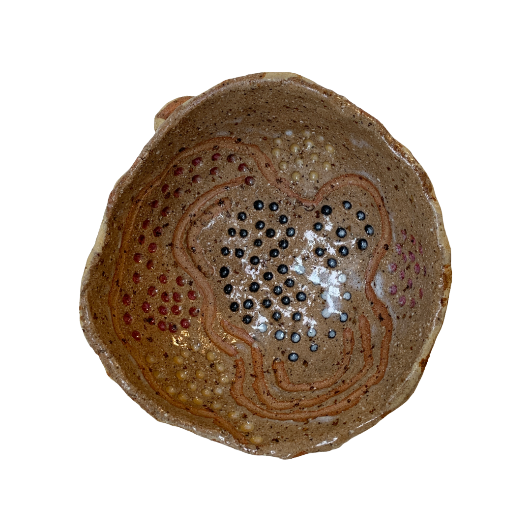 FLINTSTONE DESIGNS | 'My Journey - Dots and Lines Critter' | Ceramic