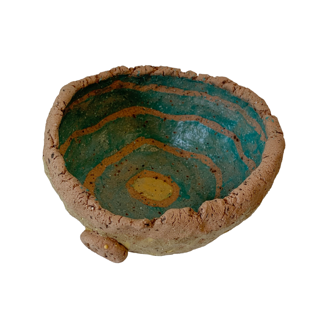 FLINTSTONE DESIGNS | 'Yellow Spot Critter' | Ceramic