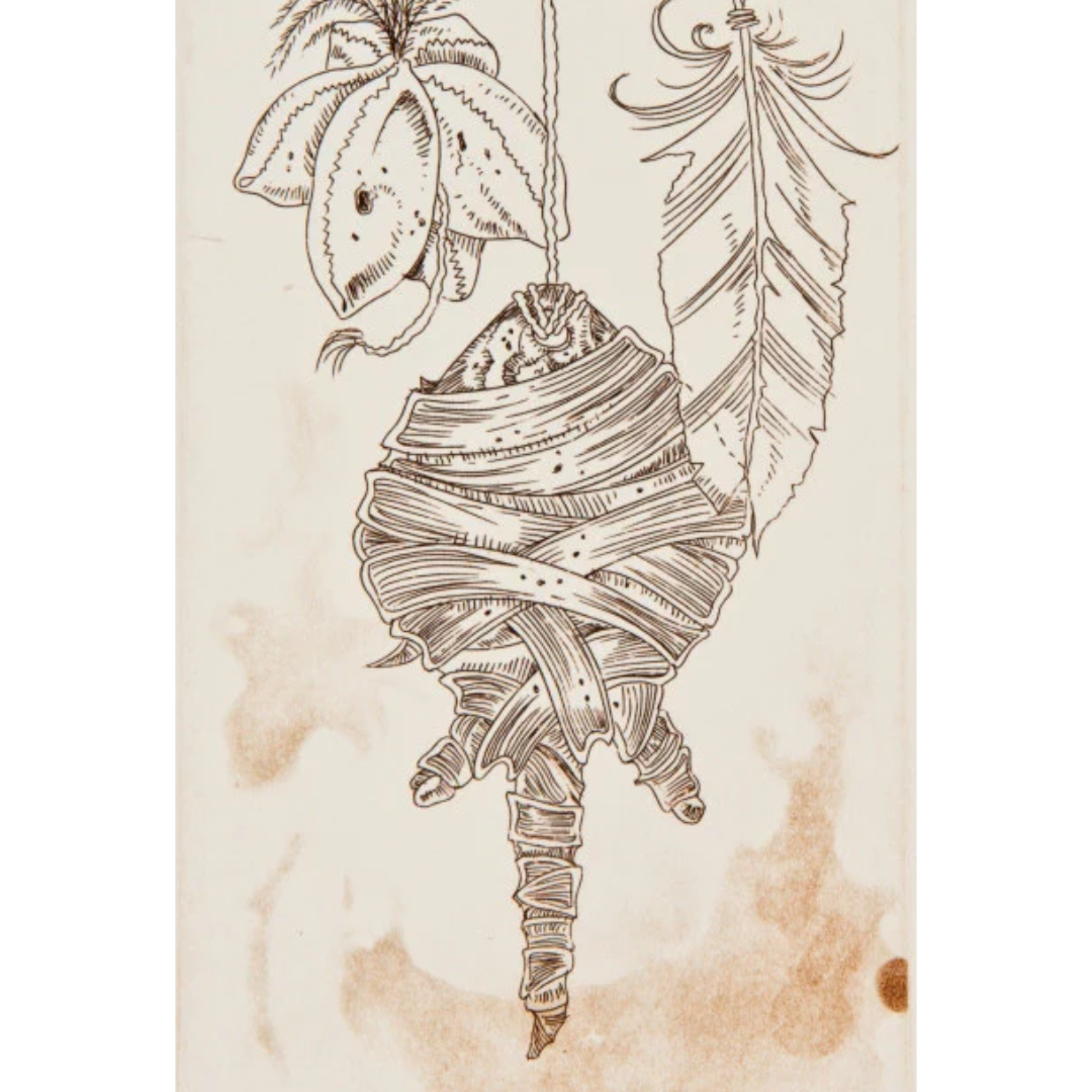 BRIAN ROBINSON | 'Wrapped charm' | Etching
