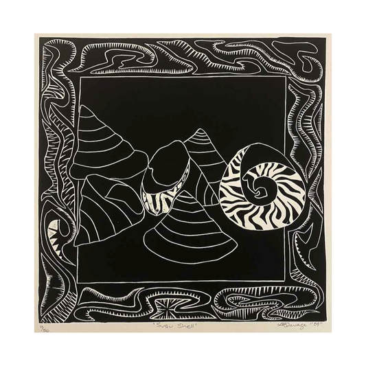 ELLA-ROSE SAVAGE | 'Susu Shell Series' | Linocut print series / Set of 4