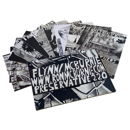 MONSOON PUBLISHING | ‘Preservative 220’ Artist Postcard Pack | Jonathan McBurnie/Christian Flynn | 2024 | Postcards in box