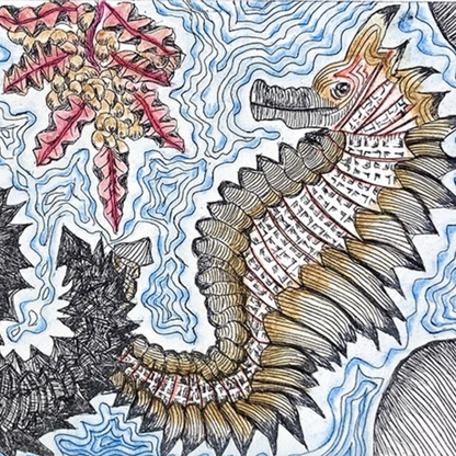 PETER MORRISON | 'Sea Horse' Etching