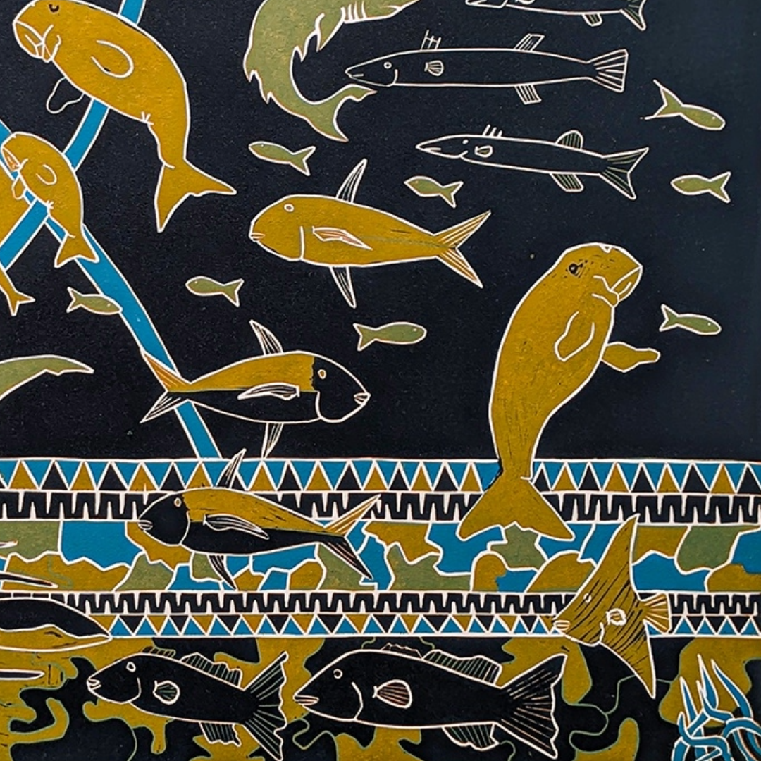 PATRICK BAIRA | 'Ghost Net Killing  The Reef' Print |