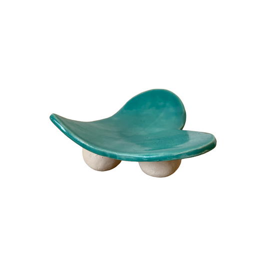 FLINTSTONE DESIGNS | ‘Turquoise Heart Dish’ | Ceramic