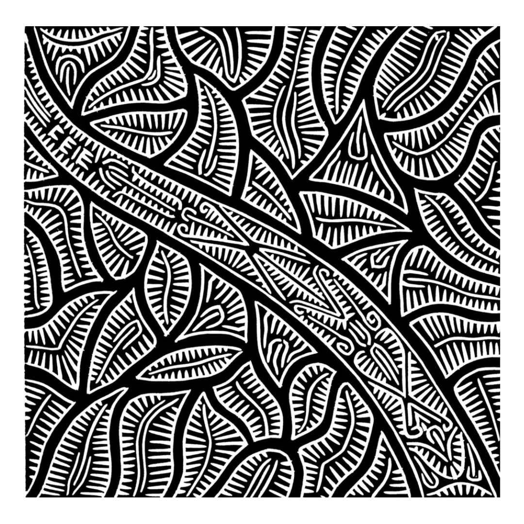 BILLY MISSI | 'Gudakathurai (consultation)' | Linocut Print