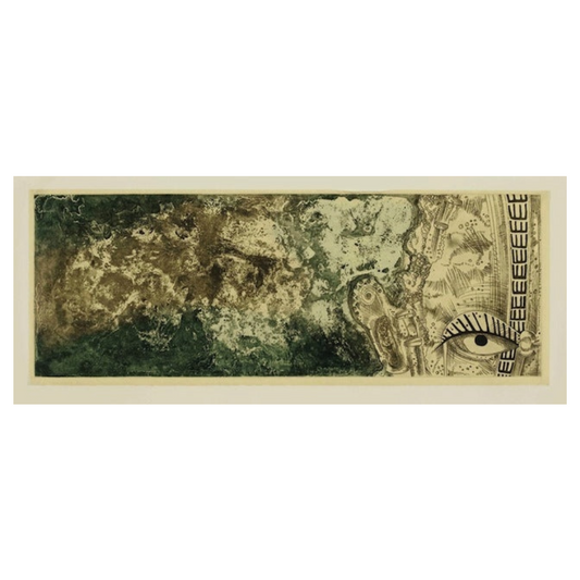BRIAN ROBINSON | 'Ilan mask I' | Etching / Two Colours