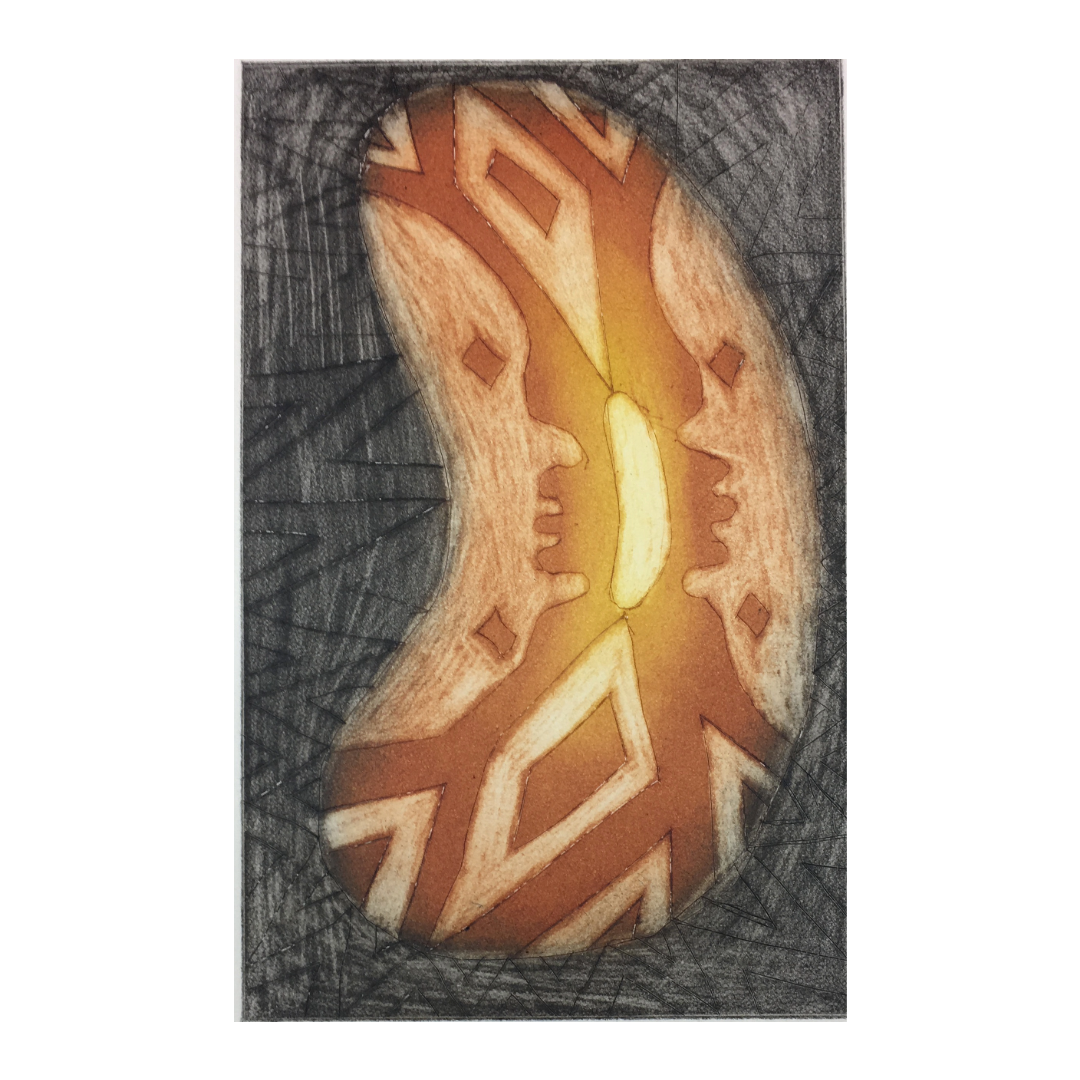 NAPOLEAN OUI | 'Gurra Gurra' (Ancestors) | Etching