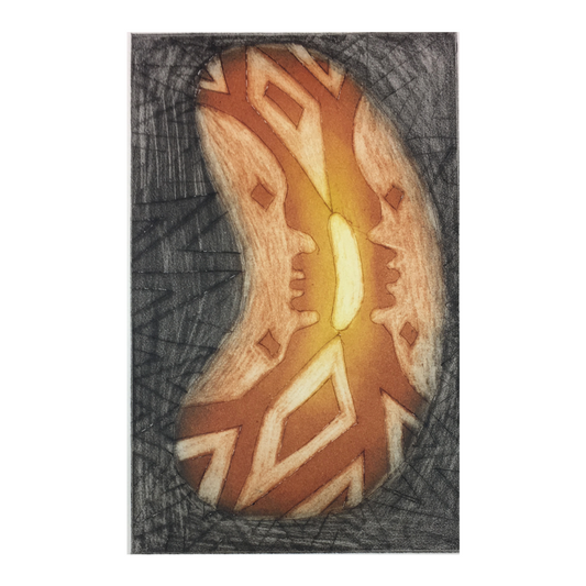 NAPOLEAN OUI | 'Gurra Gurra' (Ancestors) | Etching