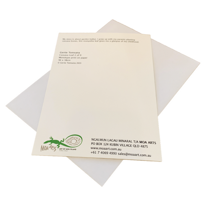 GERTIE TOMSANA - Moa Arts | 'Cassava Leaf 2 of 9' | Gift card