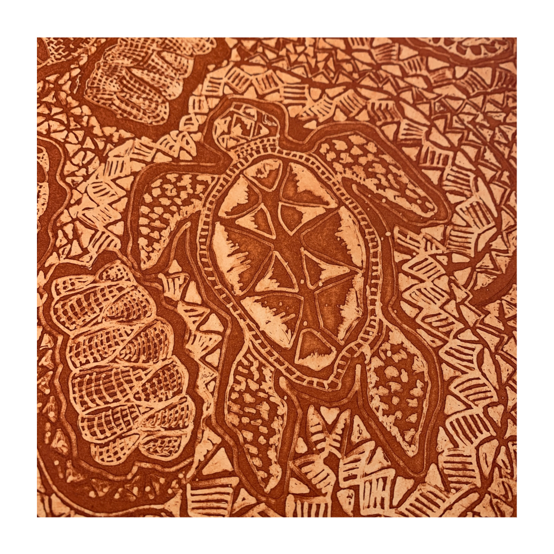 PETER B MORRISON | 'Clams (Tridacnidae)' | Etching | Rust