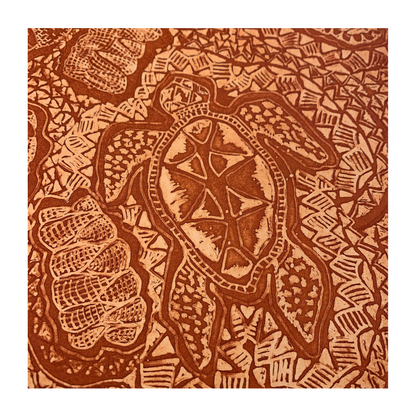 PETER B MORRISON | 'Clams (Tridacnidae)' | Etching | Rust