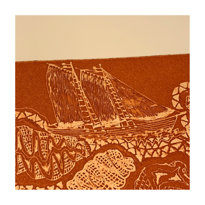 PETER B MORRISON | 'Clams (Tridacnidae)' | Etching | Rust