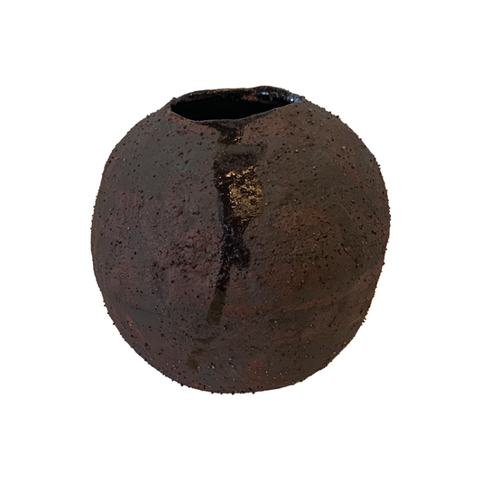 KAT HALL | ‘Terra Pod Vase’ - Medium / Round | Ceramic Vase