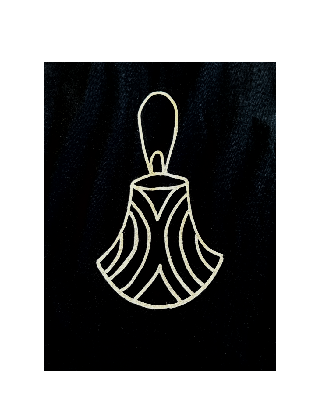 GIRRINGUN ART CENTRE | 'Jawan by Erica Muriata' T-shirt  |  Black fabric / white design | Screenprint on cotton