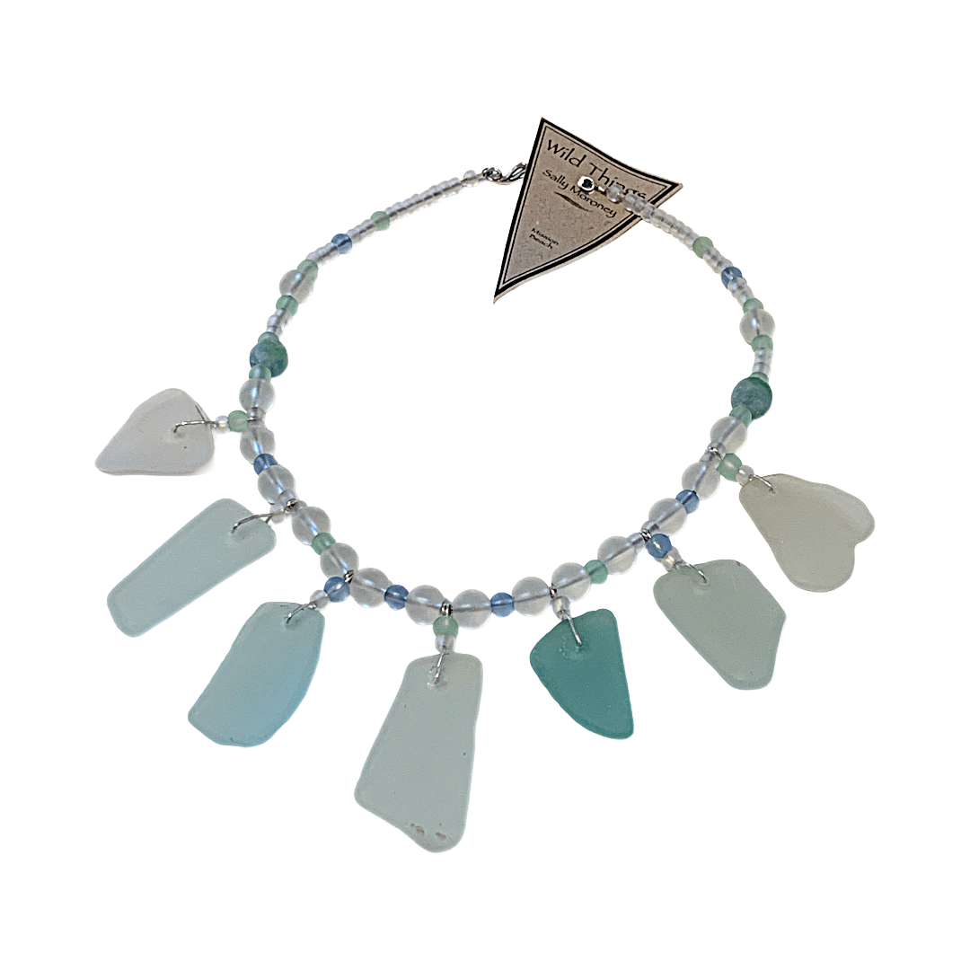 WILD THINGS | ‘Reclaimed Necklace’ | Glass beads + Recycled glass