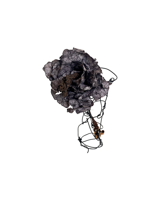 PAMELA KUSABS | ‘Simple Glory (I)’ | 2025 | Paper / dried flower heads / stalk / wire