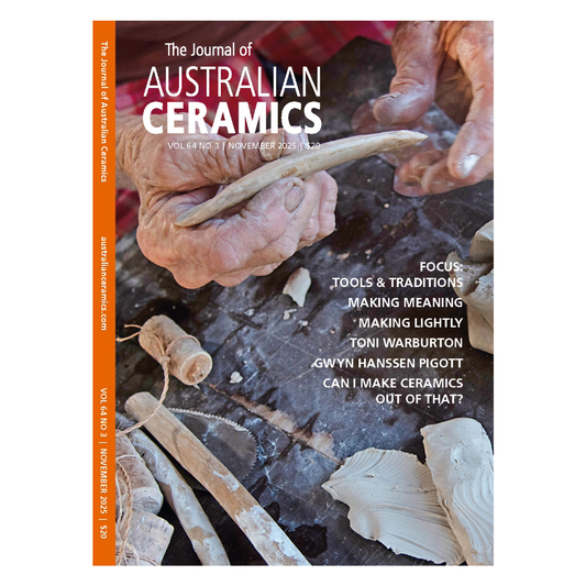 THE JOURNAL OF AUSTRALIAN CERAMICS  | Vol 64 No. 3