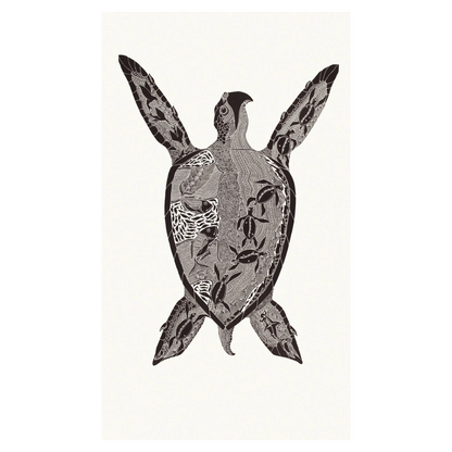 LAURIE NONA | 'Malungu Apaz Sager Gimiya' | Linocut print
