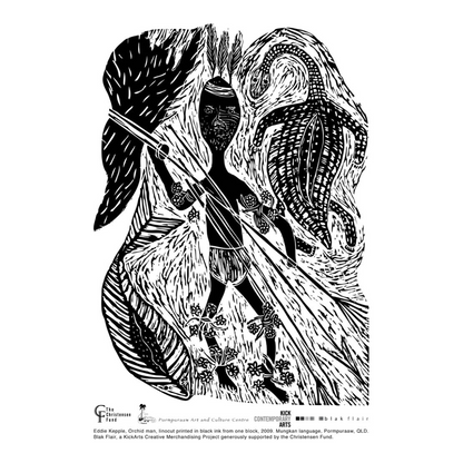 BLAK FLAIR PROJECT | 'Orchid Man' | Tea Towel / Eddie Kepple