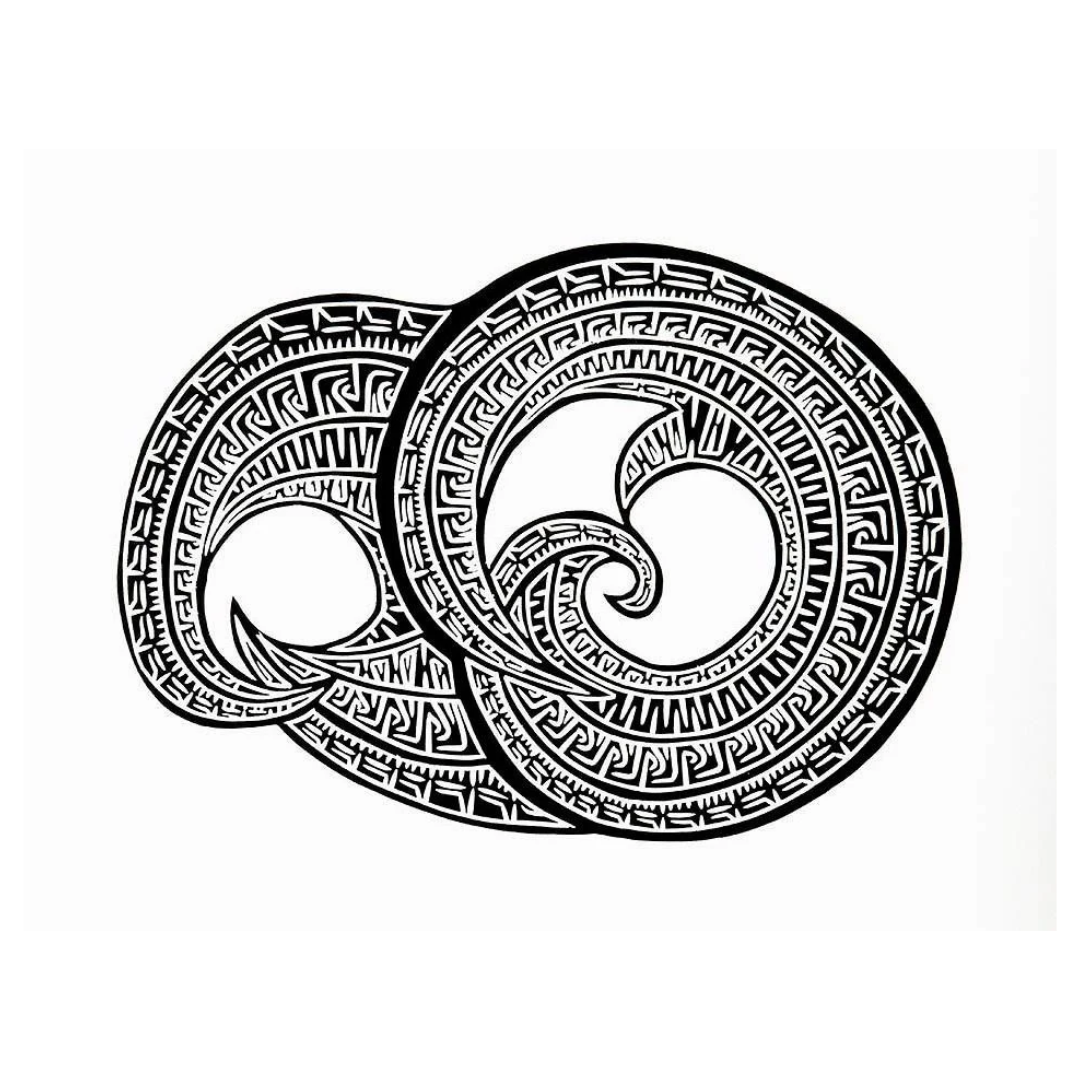 JOEL SAM | 'Bu Bu (Tides)' | Linocut print