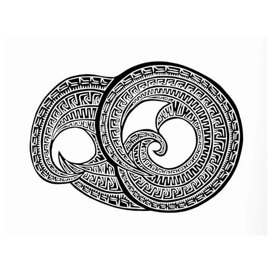 JOEL SAM | 'Bu Bu (Tides)' | Linocut print