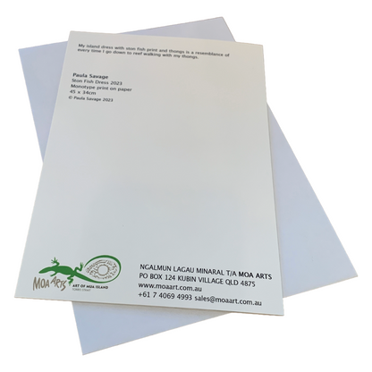 PAULA SAVAGE - Moa Island | 'Stone Fish Dress' | Gift Card