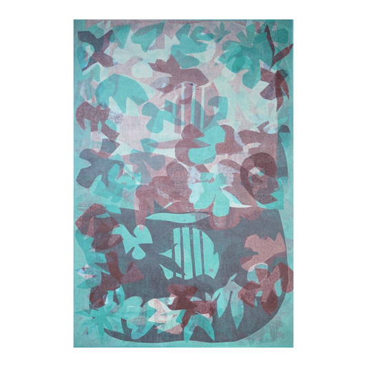 FIONA MOSBY | 'Mina Bathaynga' | 2023 | Monoprint on canvas