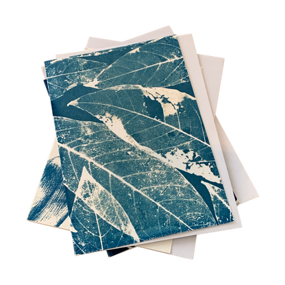 BLUE MUSE | ‘Leaf Skeleton’ | Cyanotype Gift Card