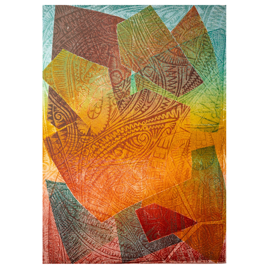 SOLOMON BOOTH | 'Awareness (xxiv)' | 2026 | Monoprint on paper | H 520 x W 370 mm