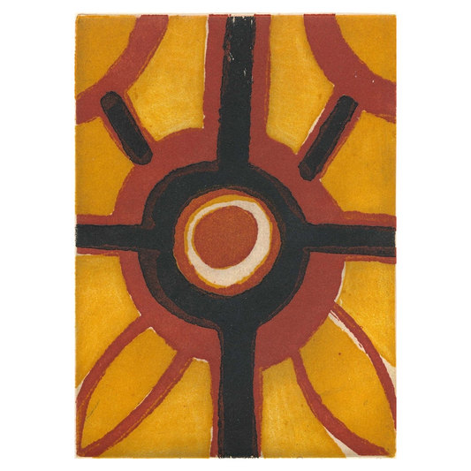 EDNA AMBRYM | 'There's no straight roads in life today, (all curves)' | Etching print