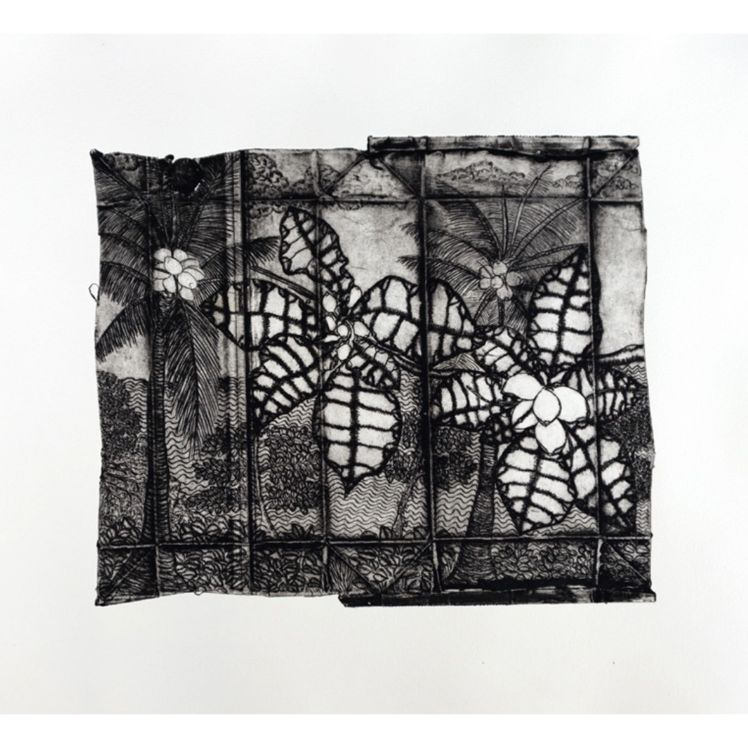 PETER B  MORRISON  | 'Almond' | Drypoint etching