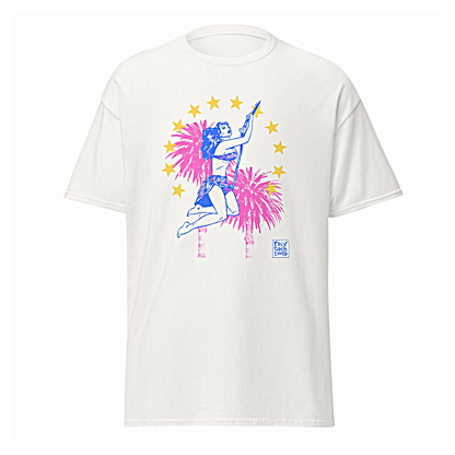POLY GONE COWBOY | ‘Thrill Seeker / Heart Breaker’ | T-shirt | White