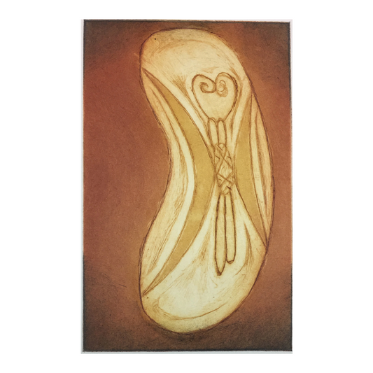 NAPOLEAN OUI | 'Mulu Walbirr Walbirri Yulmayi-y' (Two Butterfies kissing ) | Etching