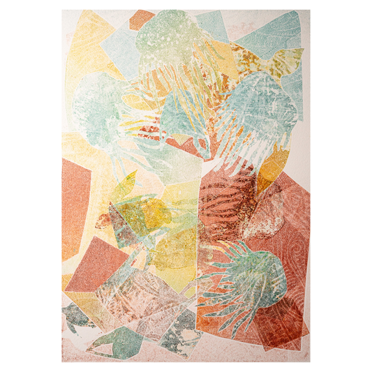 SOLOMON BOOTH | 'Awareness (xxv)' | 2026 | Monoprint on paper | H 520 x W 370 mm