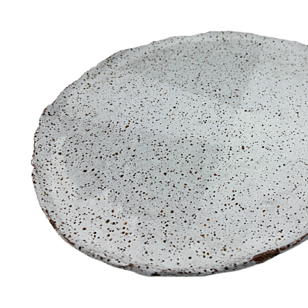 KAT HALL | 'Moon Phase – Large flat plate’ | Ceramic dish