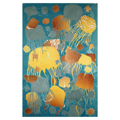 SOLOMON BOOTH | 'Perspective XXVII' | 2023 | Monotype on Belgian linen | H 1200 x W 800 mm