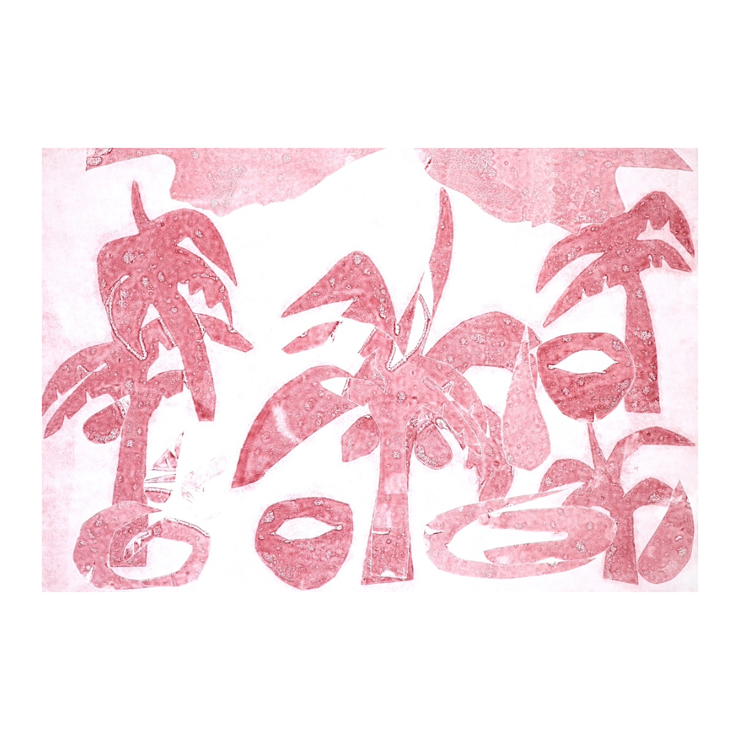 RITA KAITAP | 'Wakasu' | Monoprint on BFK Rives paper