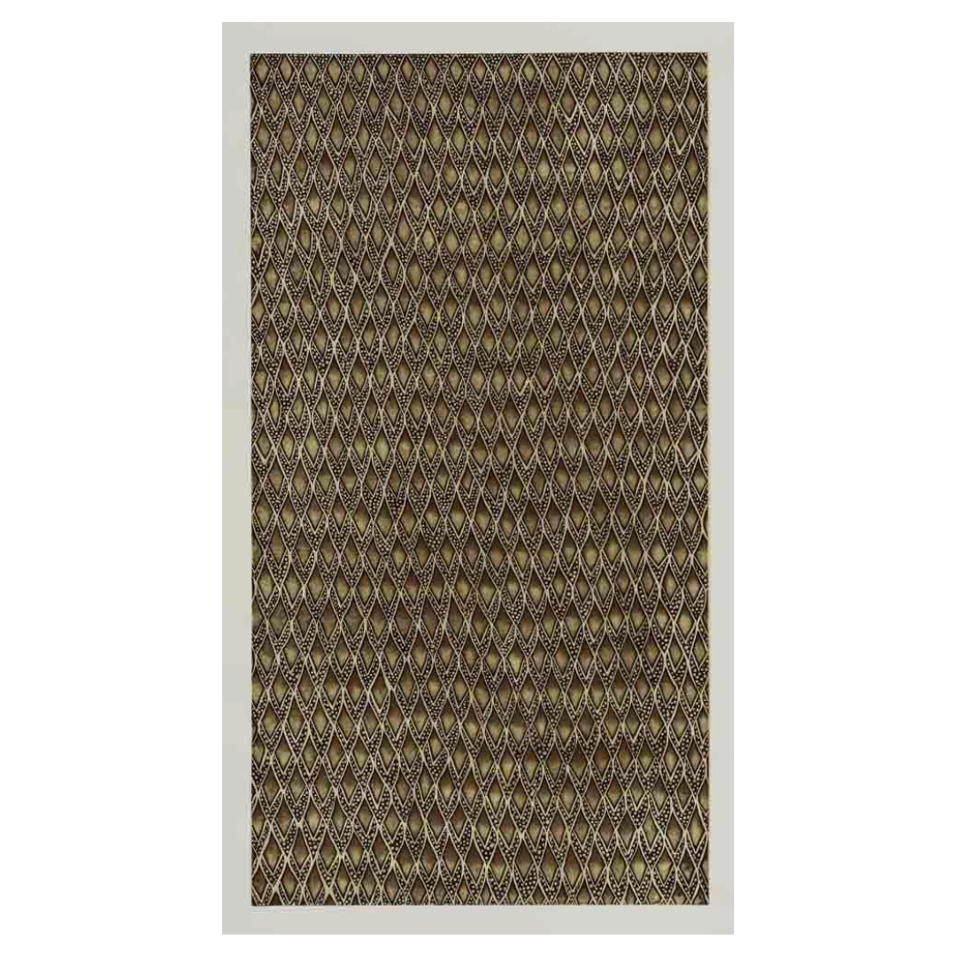 JOEL SAM | 'Baidam Au Tutuwam (shark scales)' | Etching