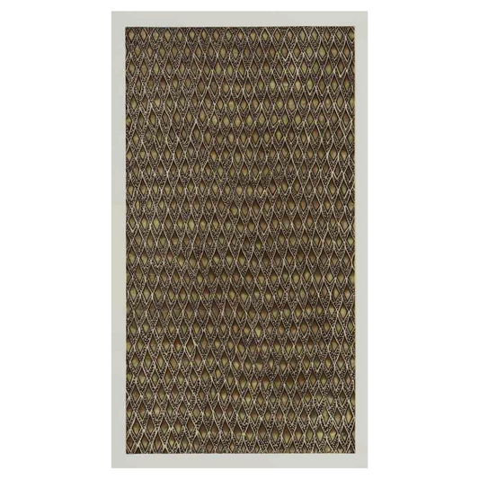JOEL SAM | 'Baidam Au Tutuwam (shark scales)' | Etching