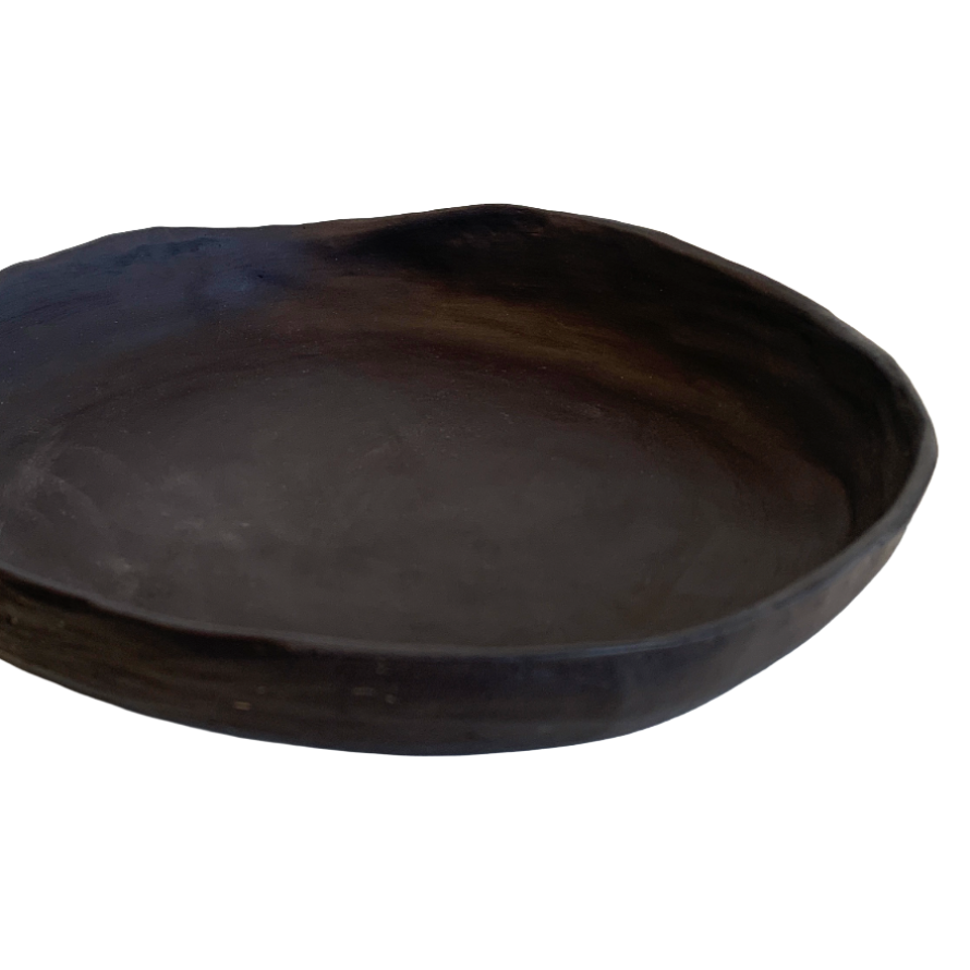 KAT HALL | 'Black Stone’ – Large bowl | Ceramic dish