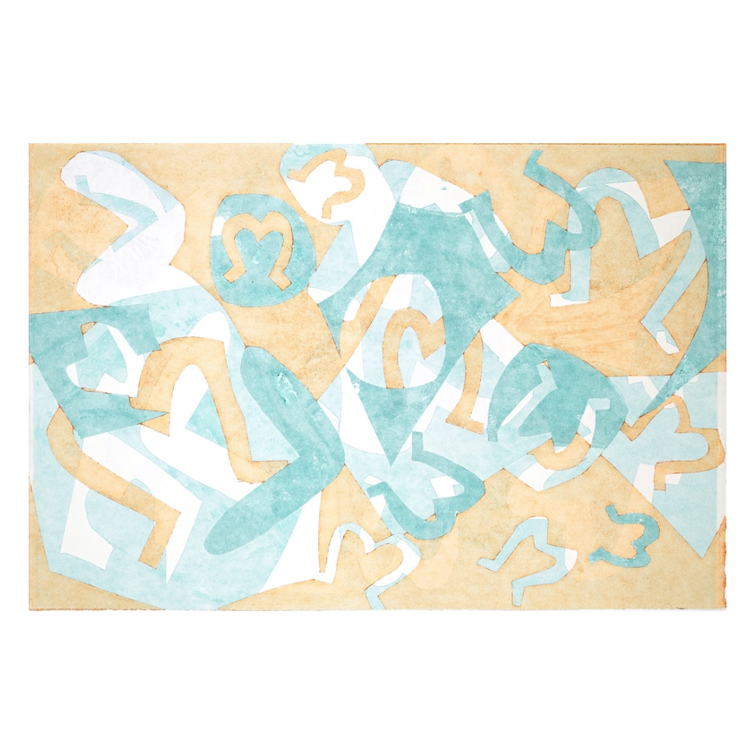 DANIE SAVAGE | 'Reconciliation/ Identity (State IIII)' | Monoprint on BFK Rives paper