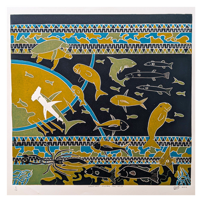 PATRICK BAIRA | 'Ghost Net Killing  The Reef' Print |