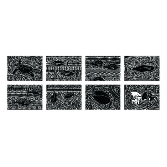 BRIAN ROBINSON | 'Malu Uruil' | 8 x linocut prints / boxed set