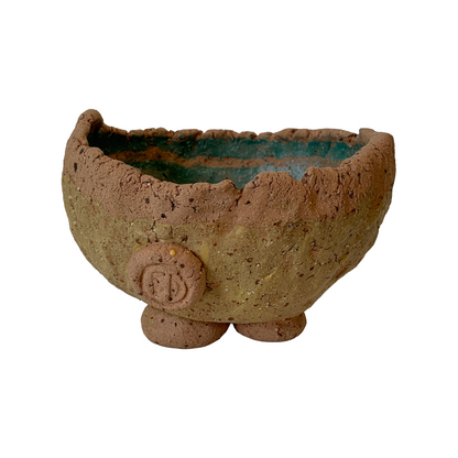 FLINTSTONE DESIGNS | 'Yellow Spot Critter' | Ceramic