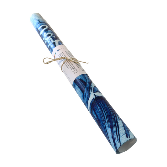 BLAK FLAIR PROJECTS | 'Blue Moon Barra' Wrapping Paper / Arone Meeks