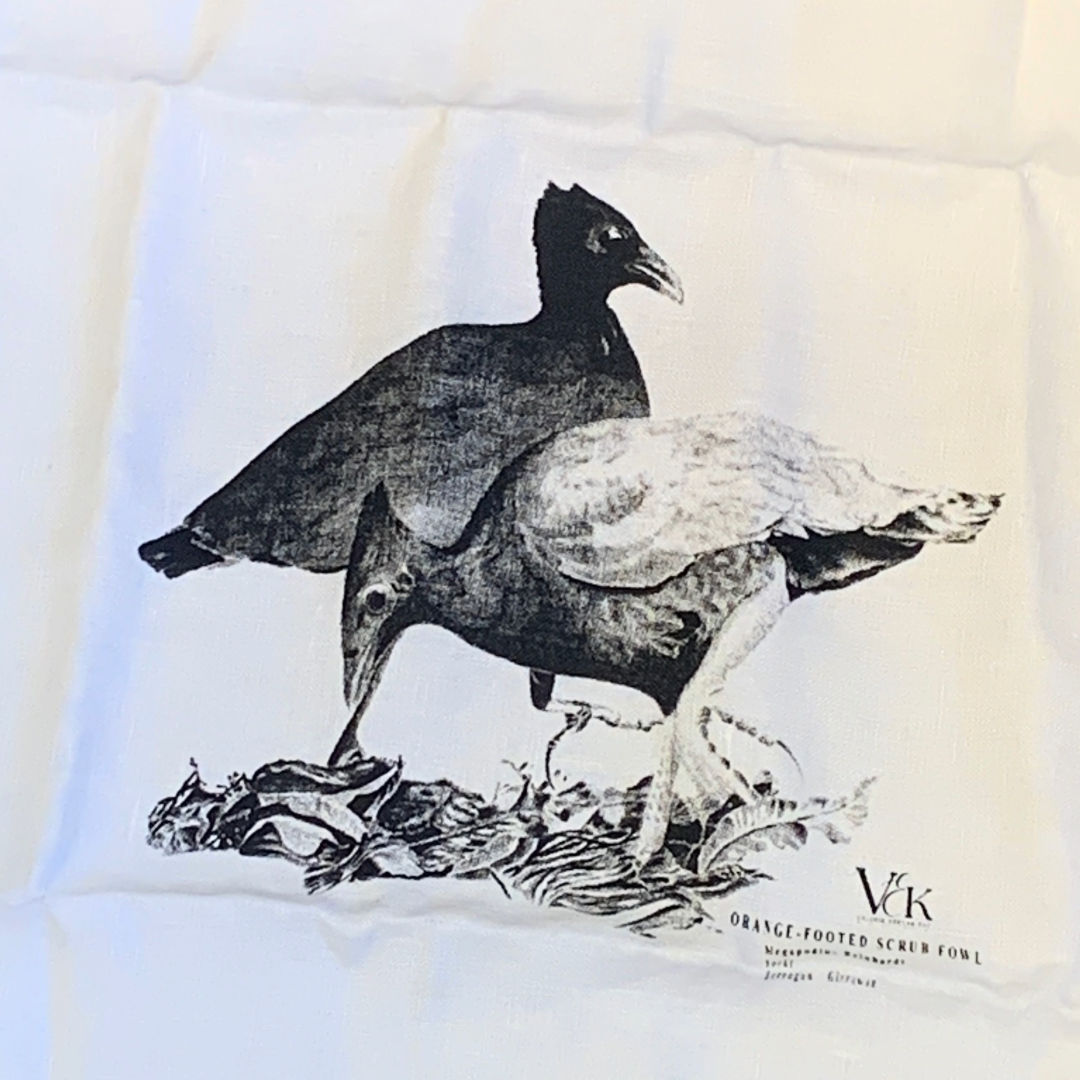 VALERIE KEENAN | ‘Scrub Fowl' | Linen Cushion Cover