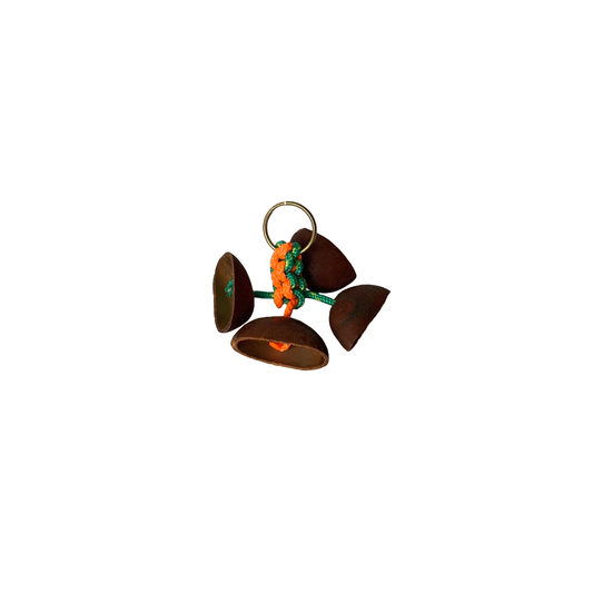 WILLIAM SAVAGE | 'Kulap (Gorr) keyring' | Orange / green